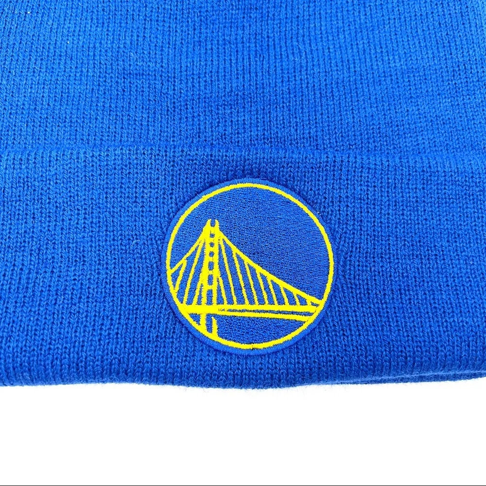 New Unisex NBA Ultra Game Golden State Warriors Winter Knit Cap Beanie Hat Sz OS - Picture 2 of 5